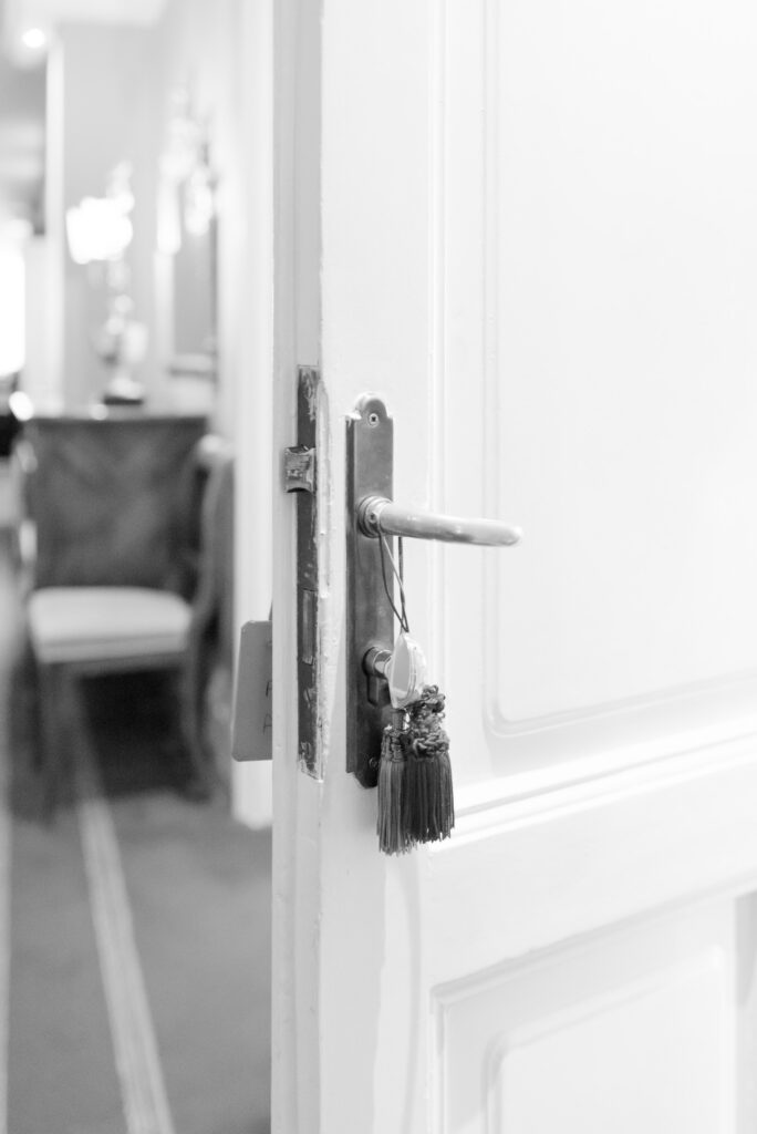 Hotel room key at the Grand Hotel Tremezzo