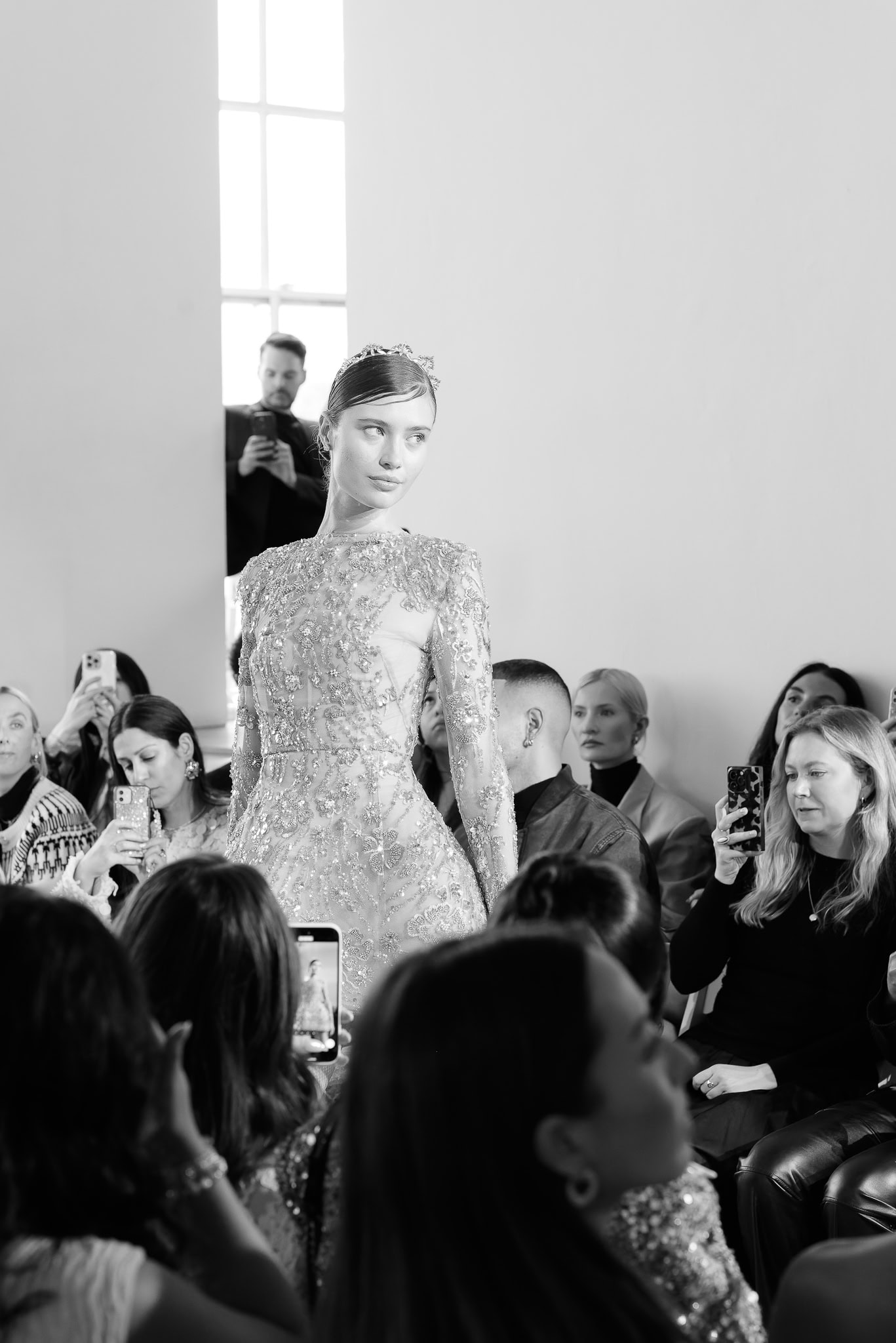 Wedding dress designer Bronx and Banco at NYBFW photographed by annalundren.co, La Danse Blanche collection runway show