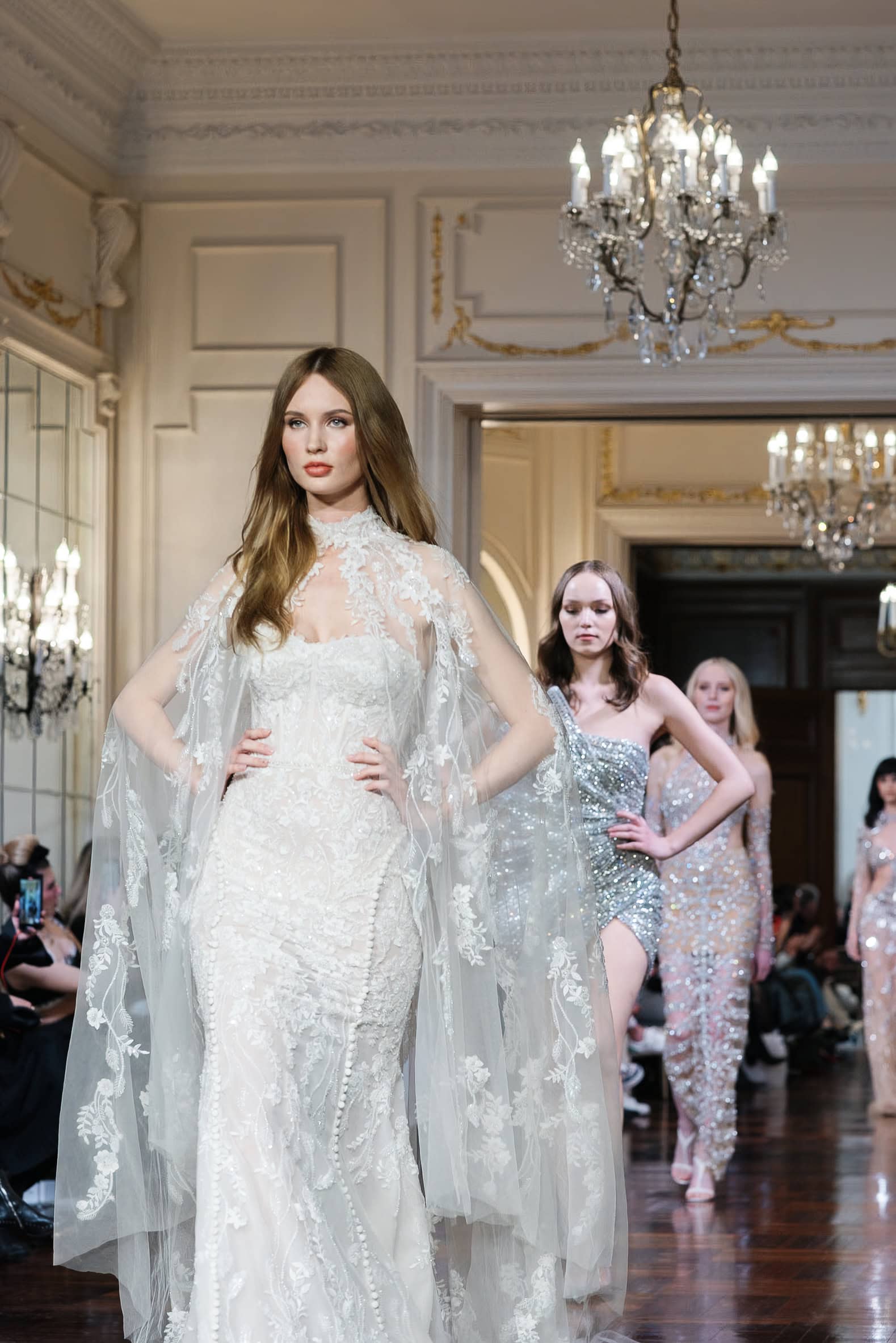 Couture wedding dress designer Idan Cohen at NYBFW photographed by annalundren.co