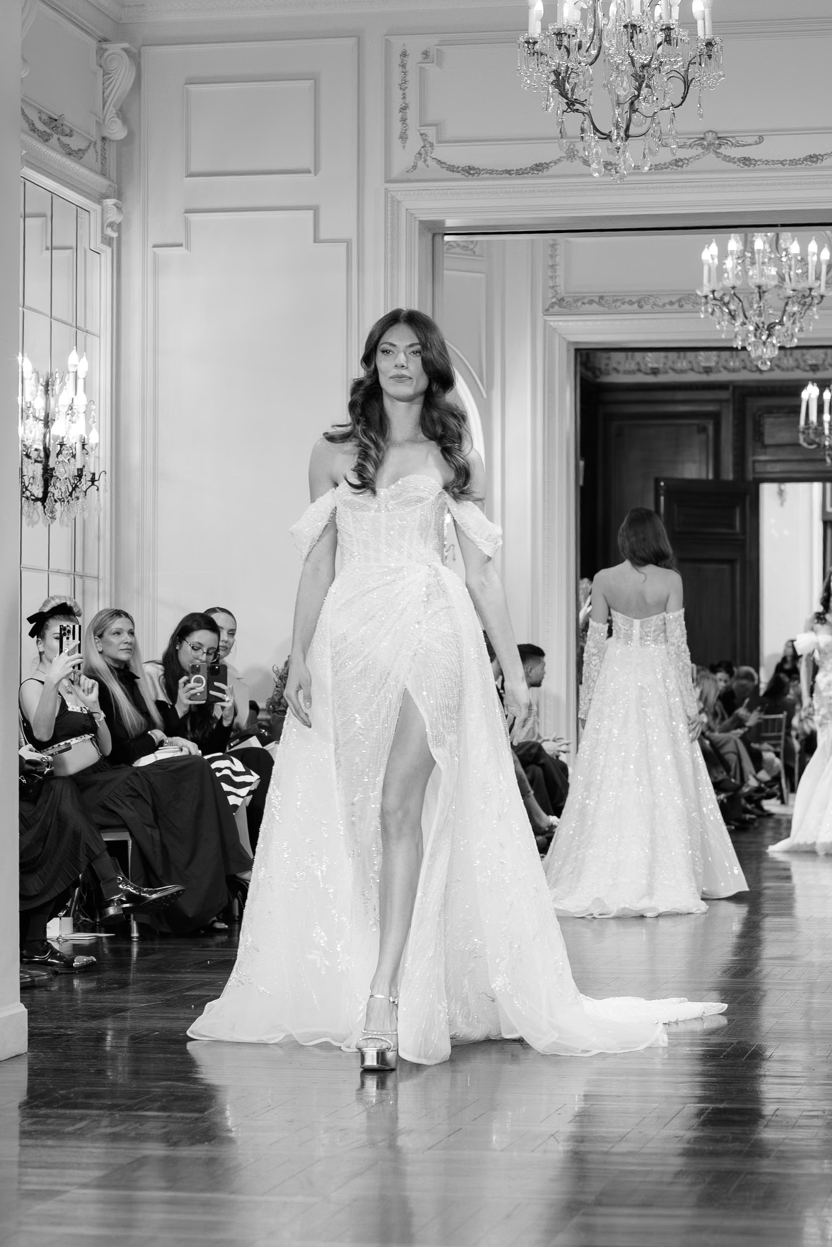 Couture wedding dress designer Idan Cohen at NYBFW photographed by annalundren.co, wedding dress Charlotte