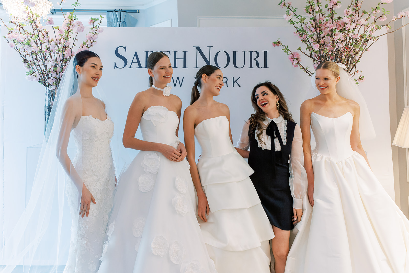 Wedding dress designer Sareh Nouri at NYBFW photographed by annalundren.co at The Plaza