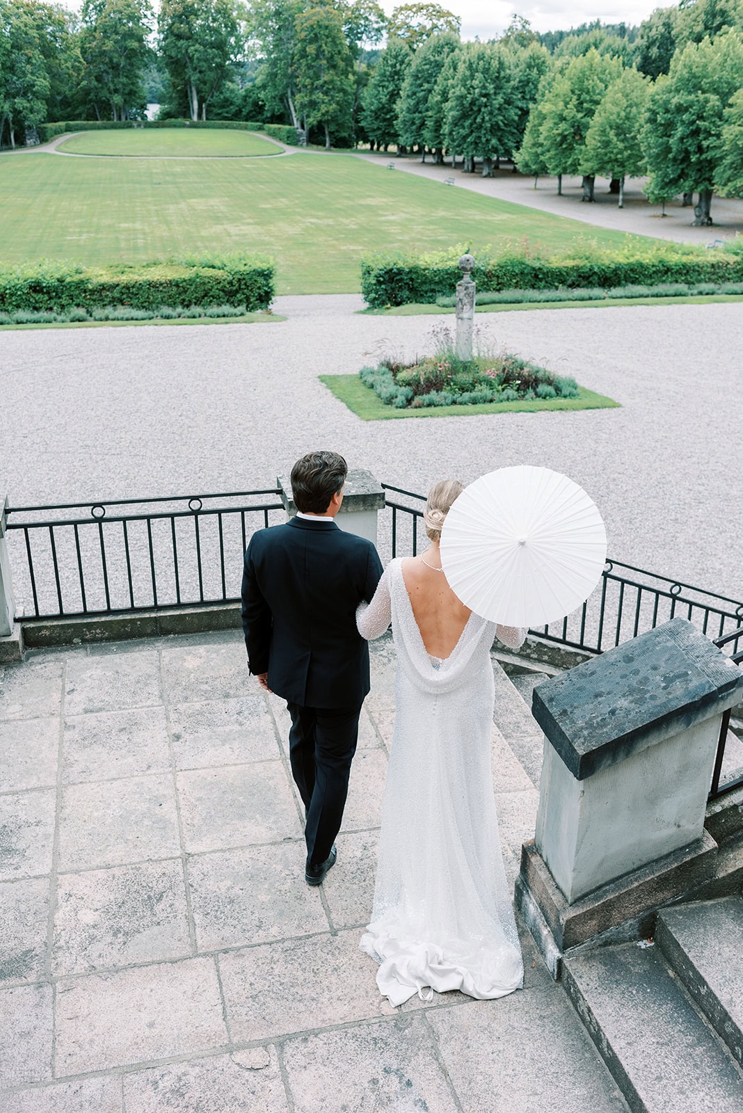 Rosersbergs Castle Hotel wedding inspiration couple portraits, photographed by annalundgren.co