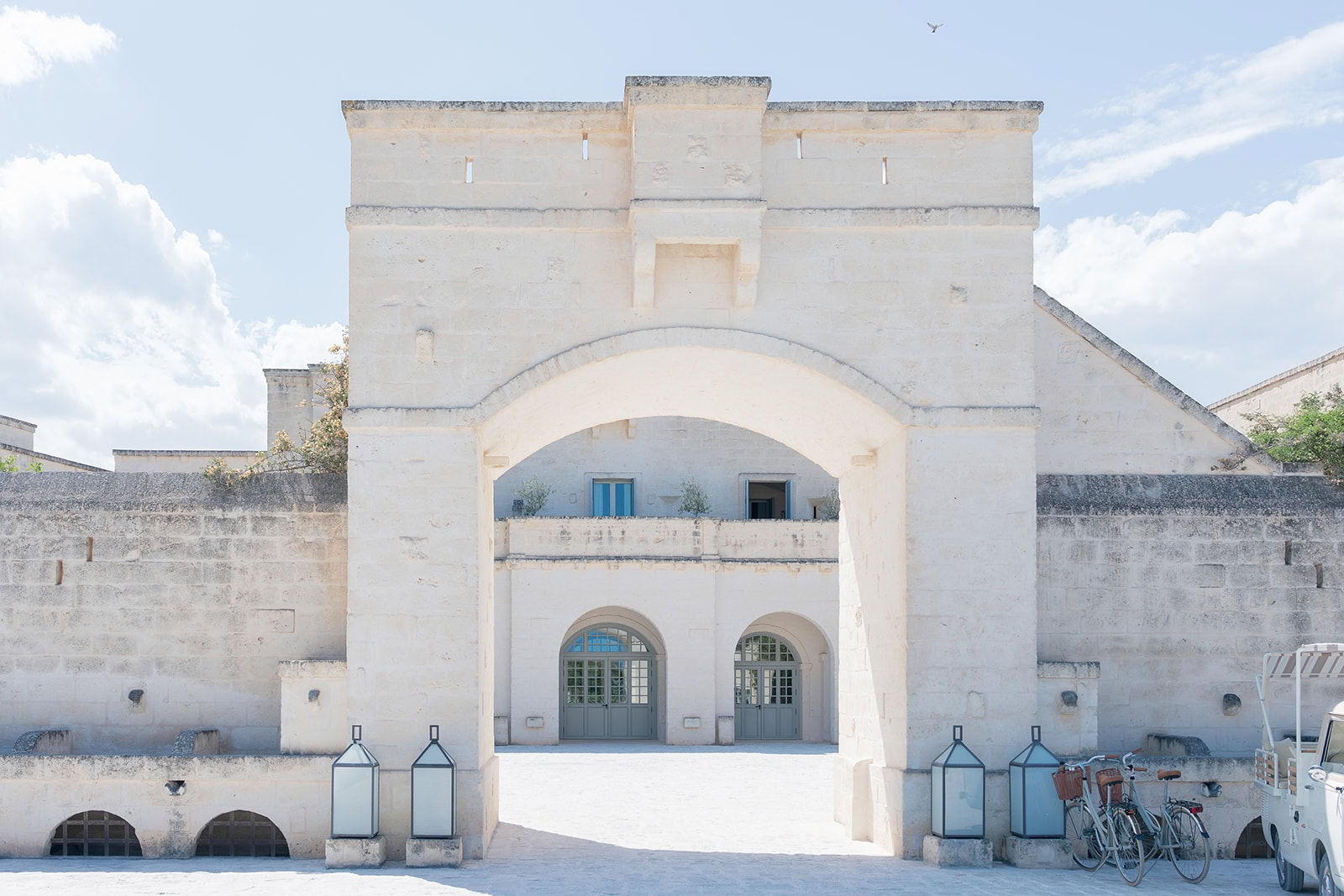 The entrance to Borgo Egnazia