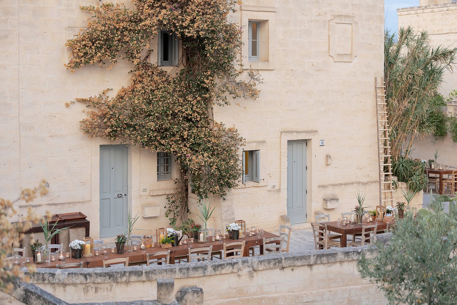 Borgo Egnzia outdoor dinner