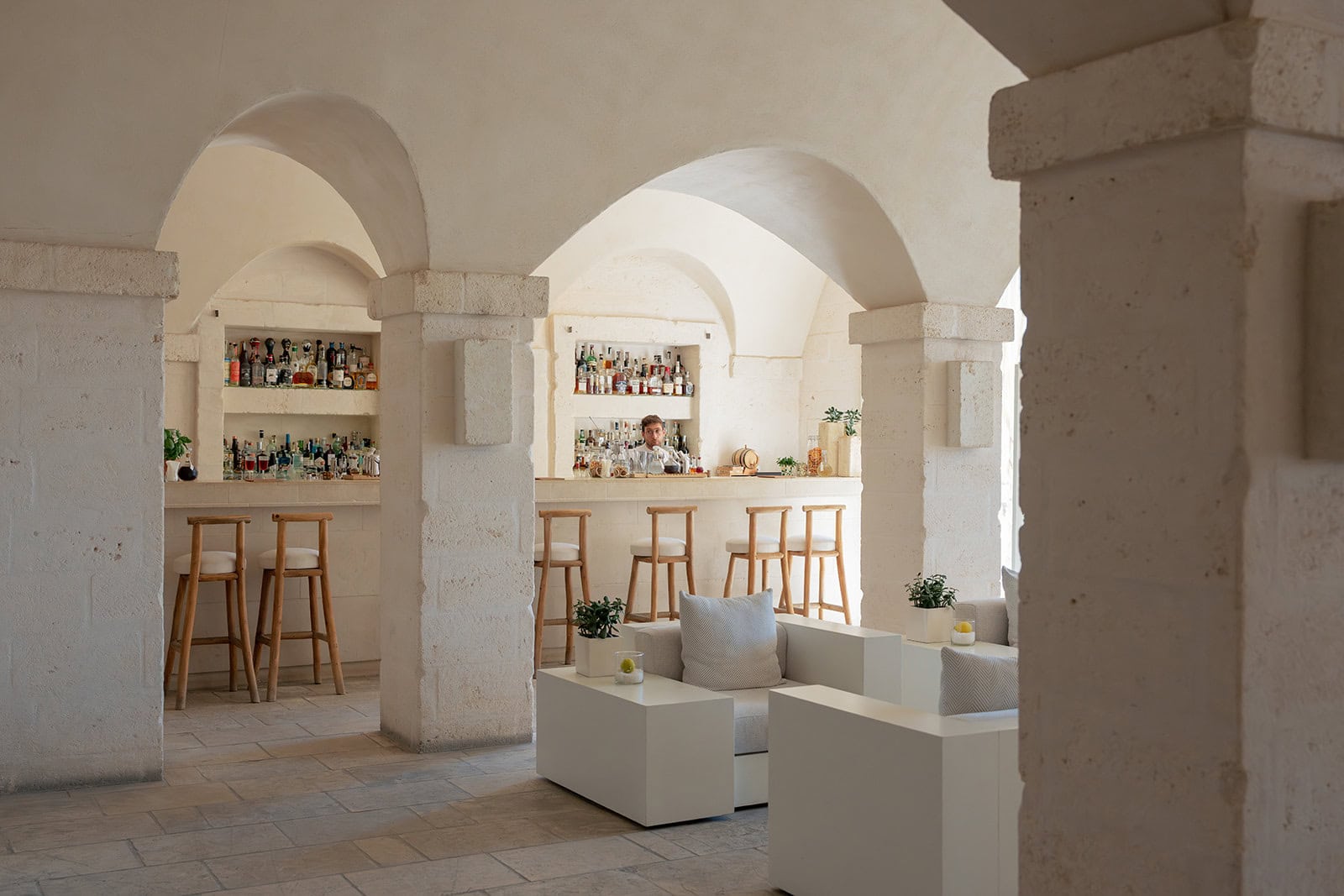 A restaurant at Borgo Egnazia